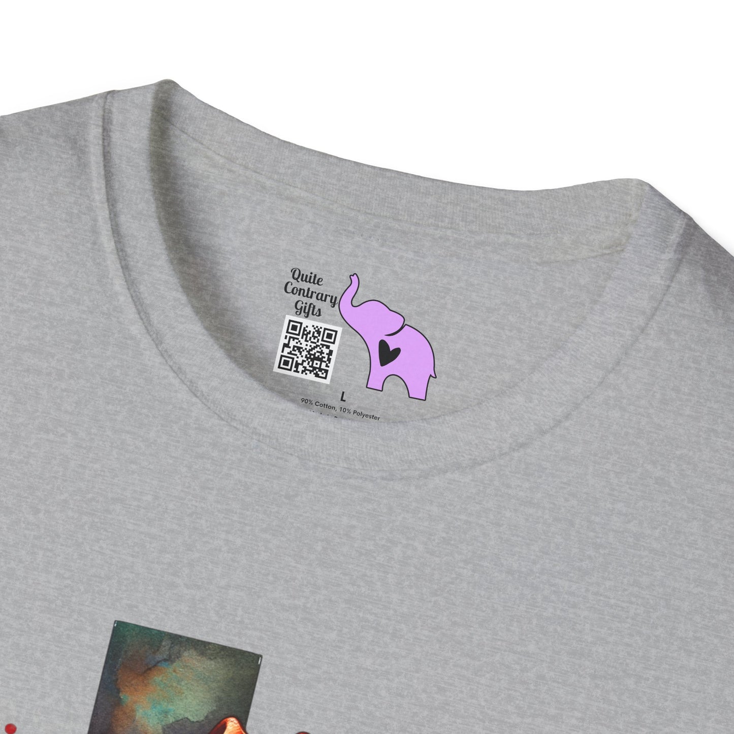 Texas Cow Skull w/Red Cowboy Hat Adult T-shirt