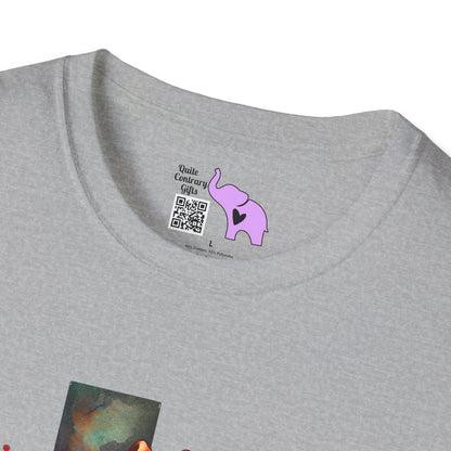 Texas Cow Skull w/Red Cowboy Hat Adult T-shirt