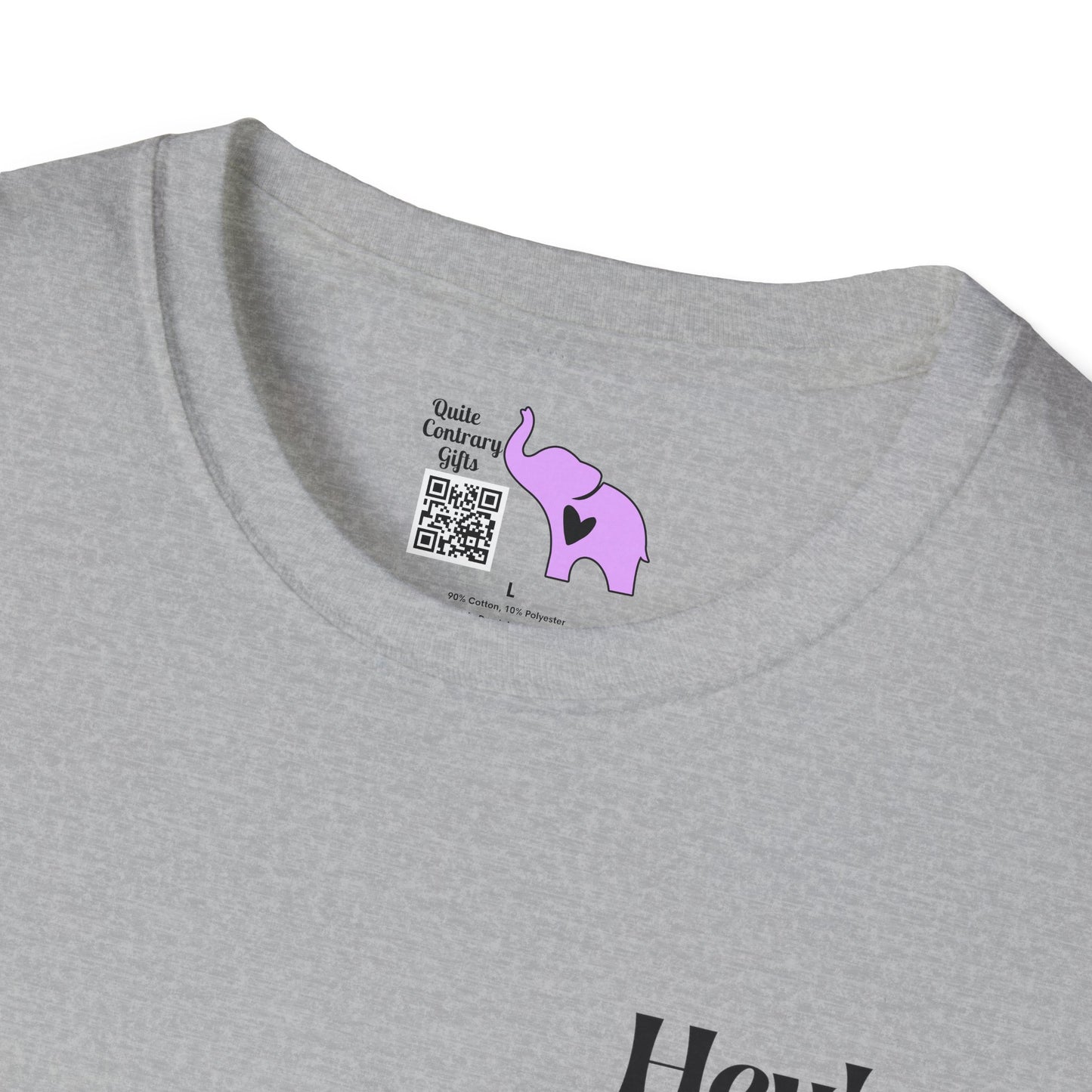 Hey! Stop Reading My Shirt! Adult T-shirt