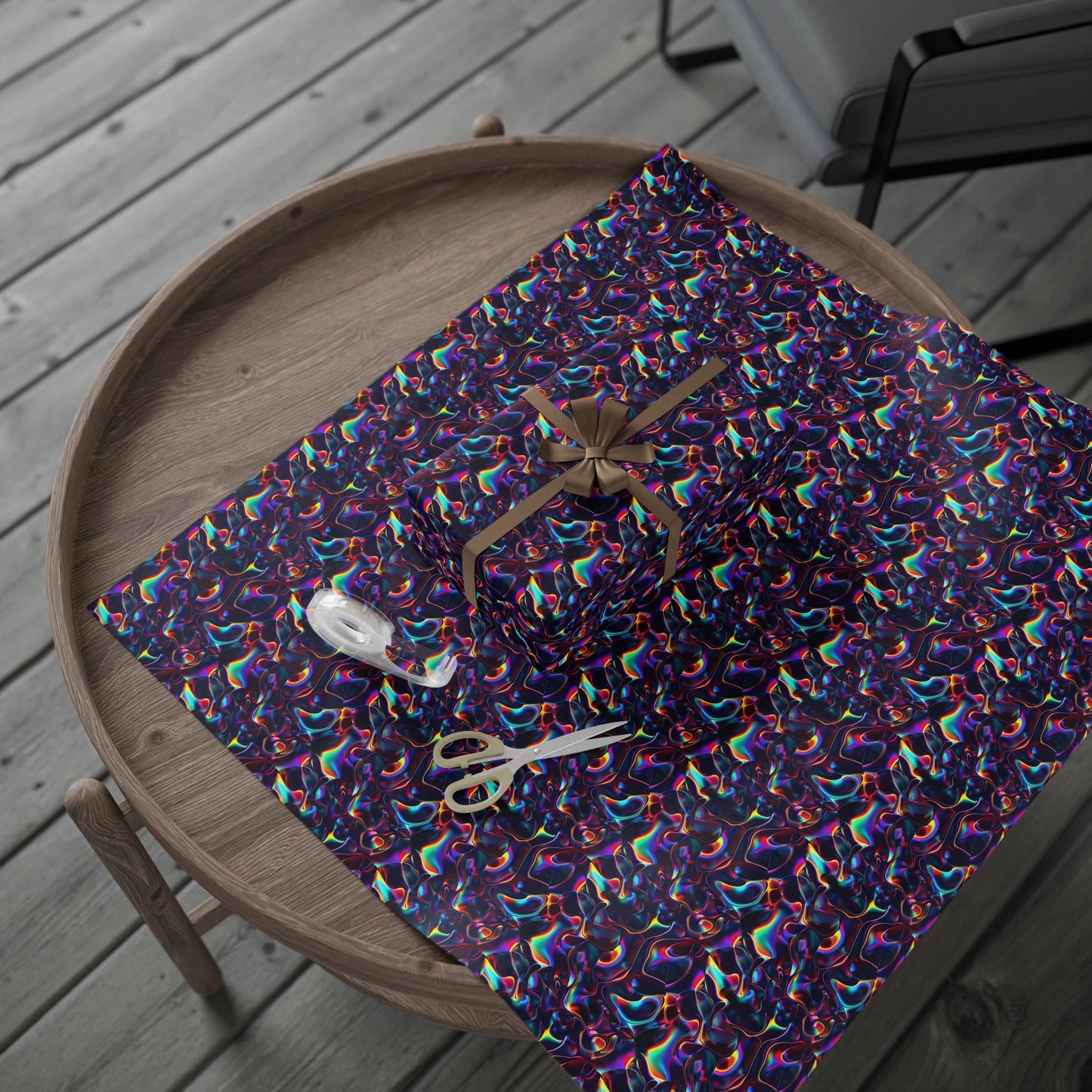 Holographic Mirage Wrapping Paper