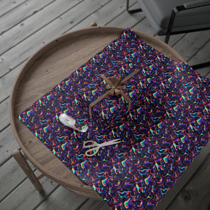 Holographic Mirage Wrapping Paper