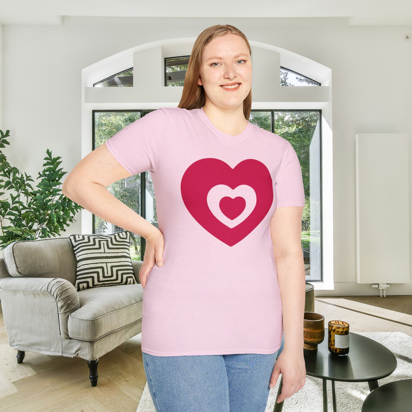 Heart 6 Adult Unisex Tshirt