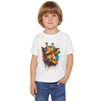 Colorful Giraffe Heavy Cotton™ Toddler T-shirt