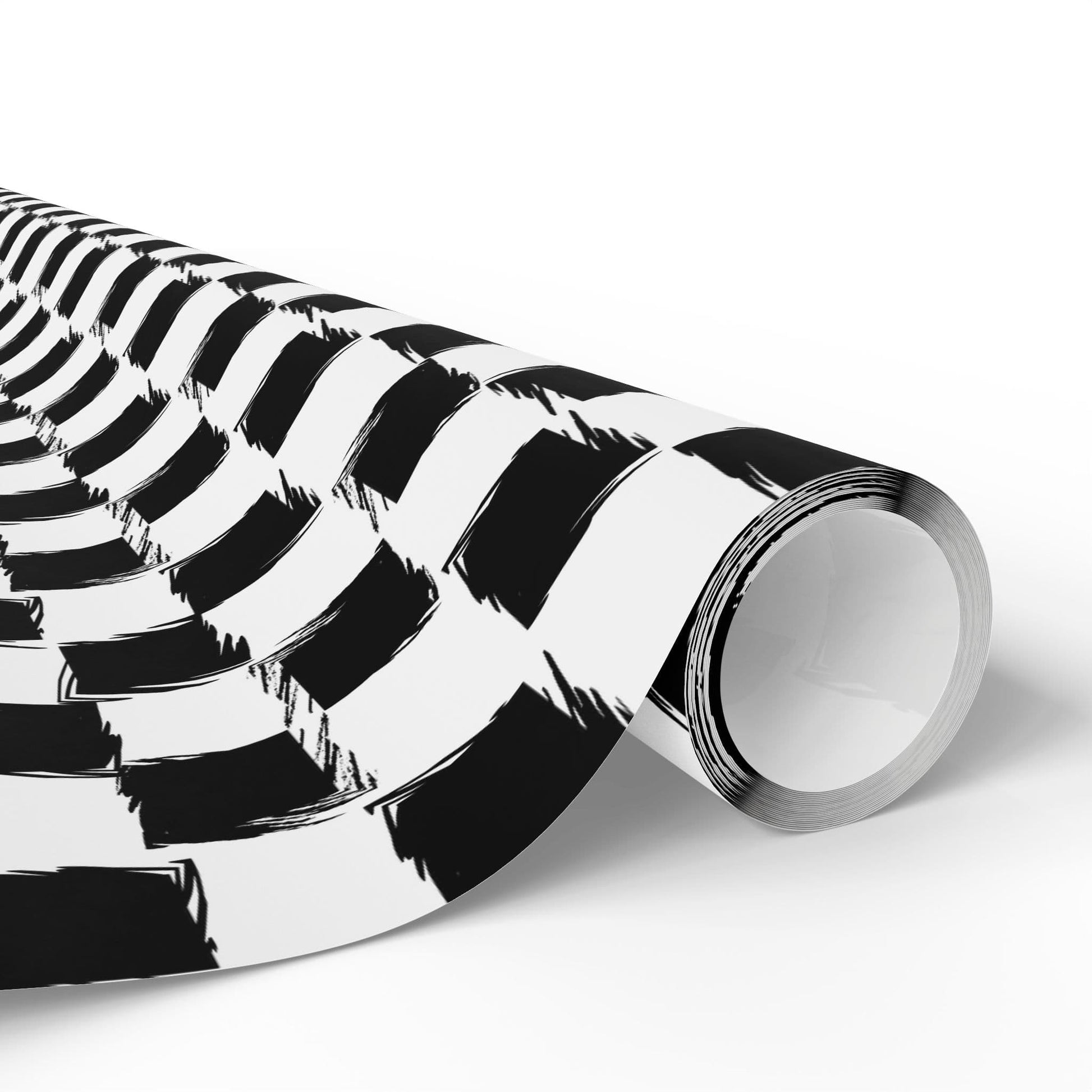 Distorted Check Wrapping Paper