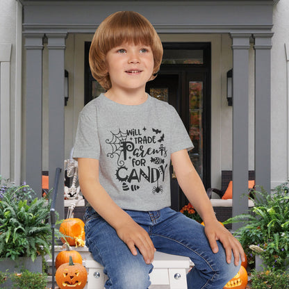 Will Trade Parents For Candy Heavy Cotton™ Toddler T-shirt