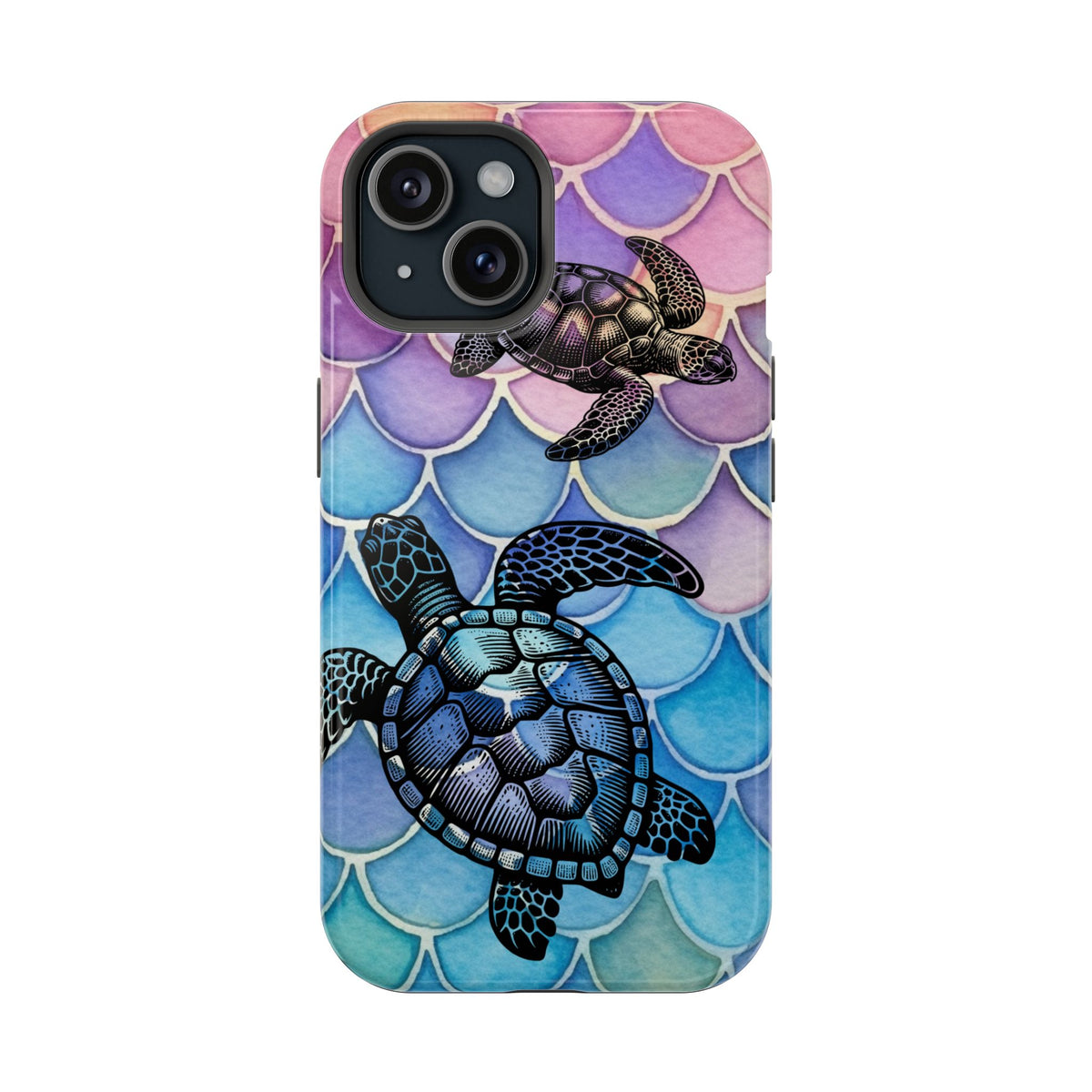 Sea Turtle Silhouette MagSafe® Compatible Tough Case for iPhone
