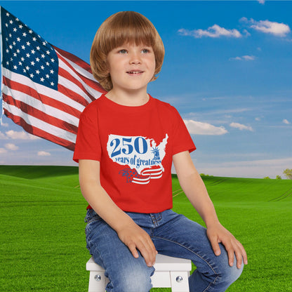 250 Years of Greatness  Heavy Cotton™ Toddler T-shirt