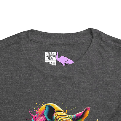 Colorful Rhino Toddler Tee