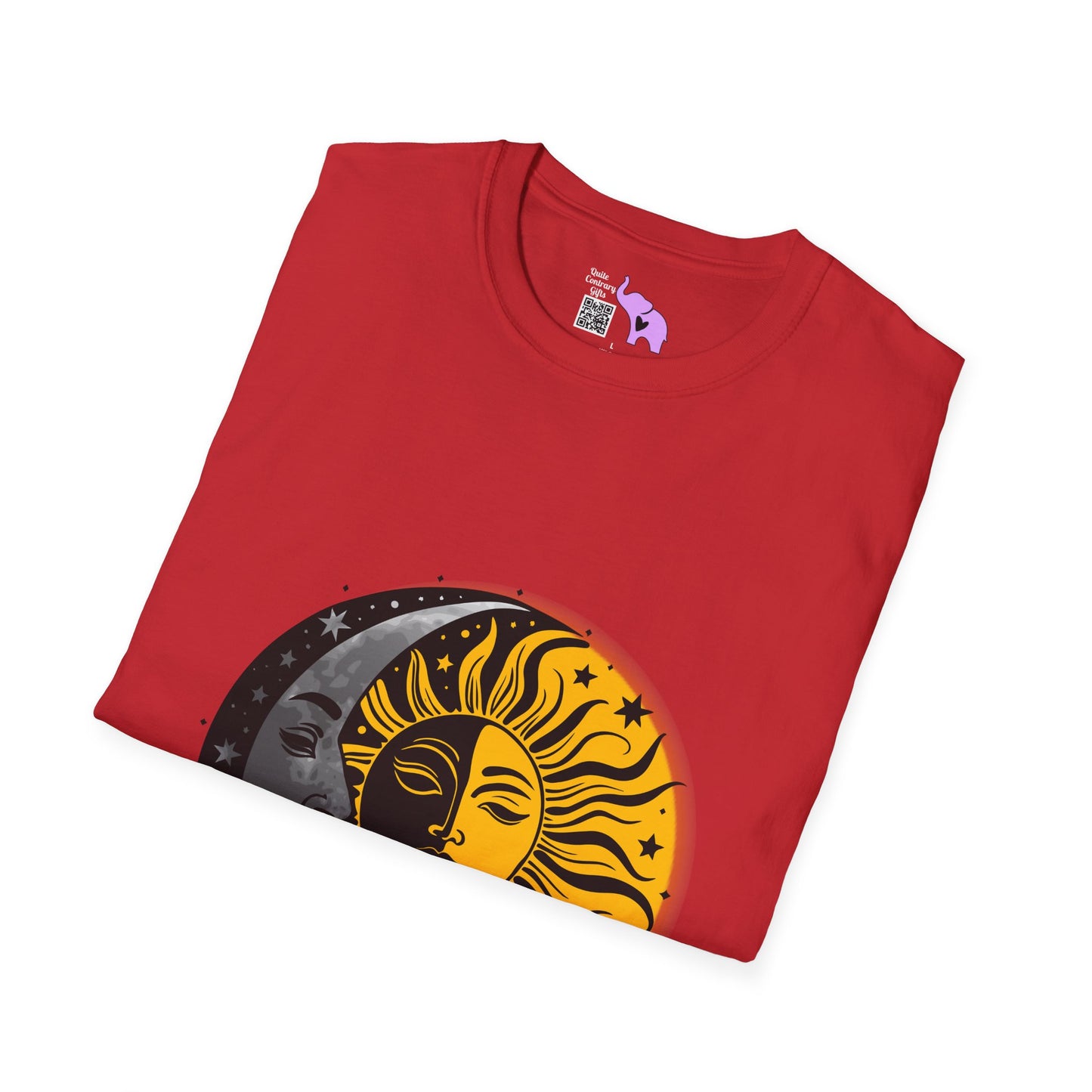 Sun Moon Stars Adult T-shirt