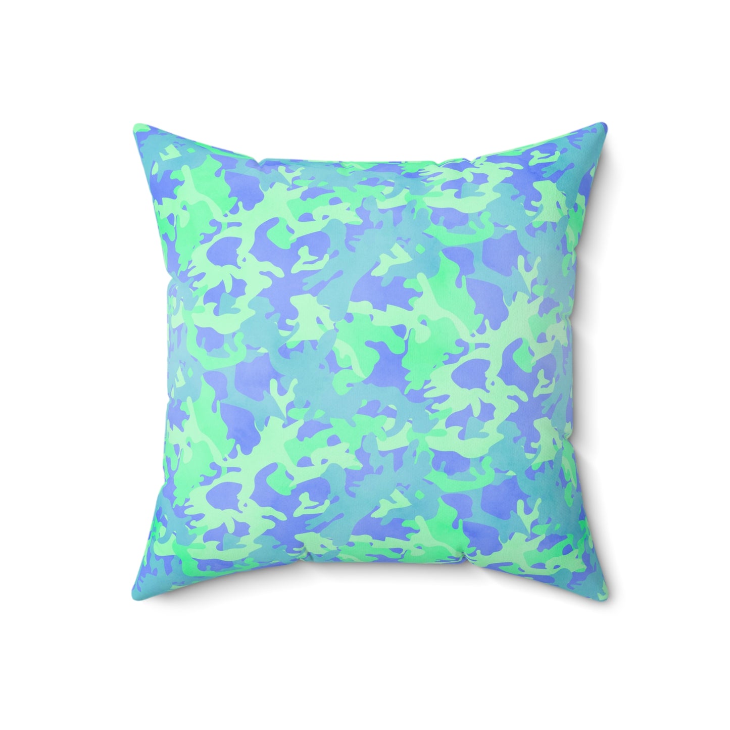 Glacier Grove Camo Throw Pillow