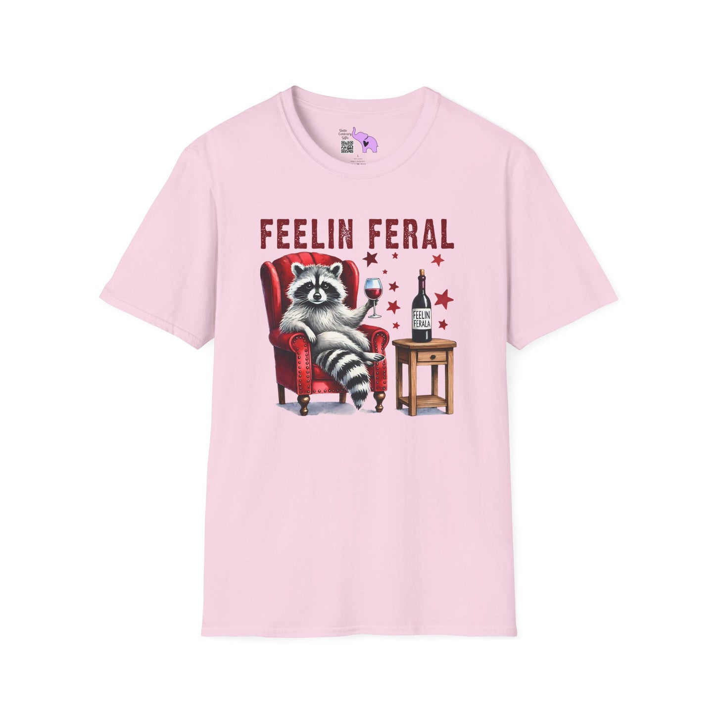 Feelin Feral (Wine) Adult T-shirt