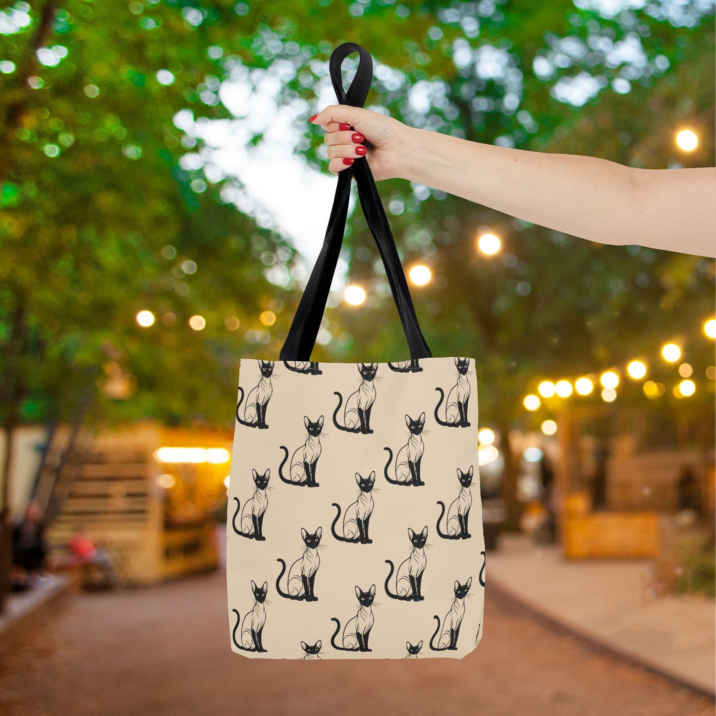 Siamese Charm – Sandy Dune Canvas Tote Bag