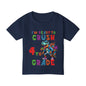I'm Ready to CRUSH 4th Grade Dinosaur Heavy Cotton™ Toddler T-shirt