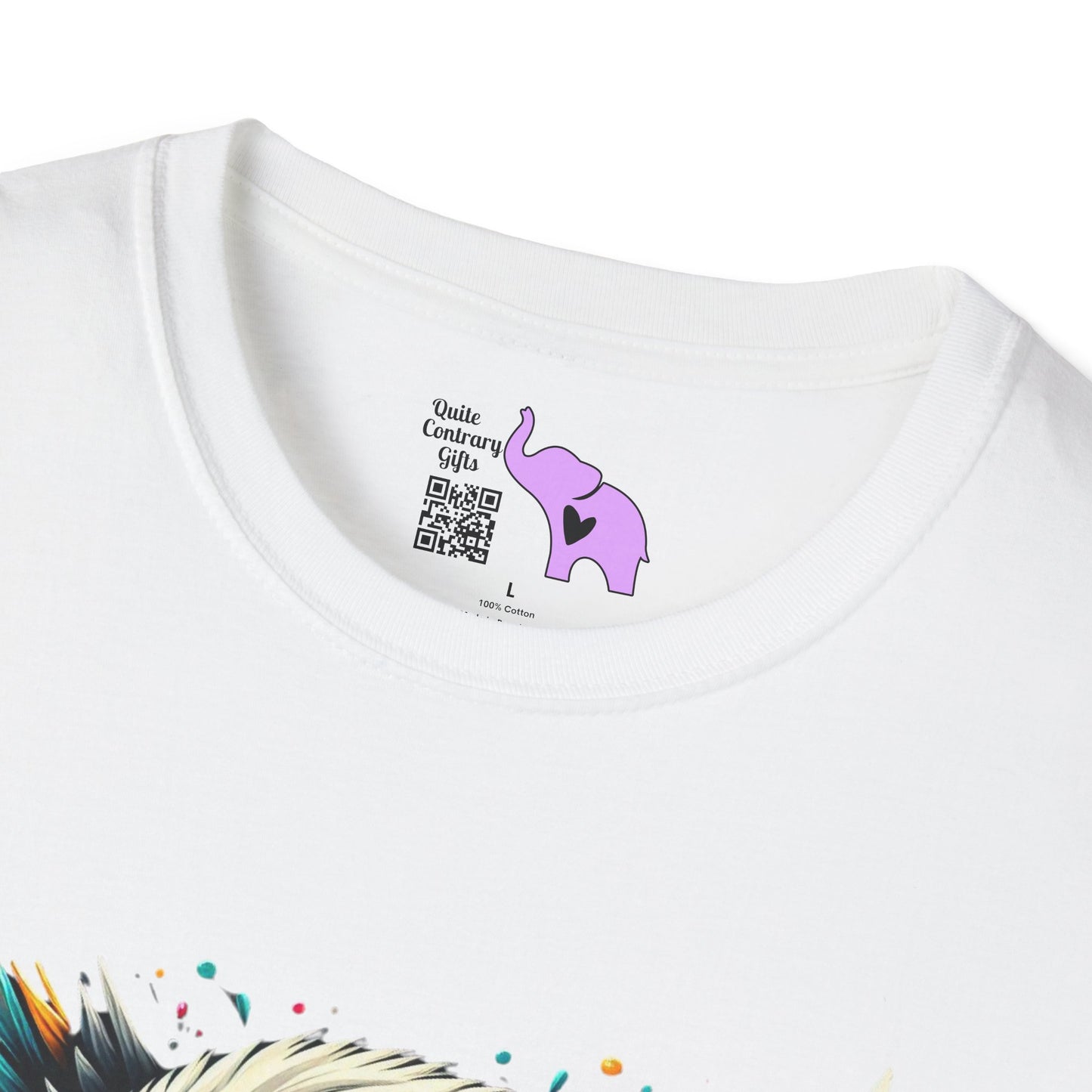 Colorful Bald Eagle Adult T-shirt