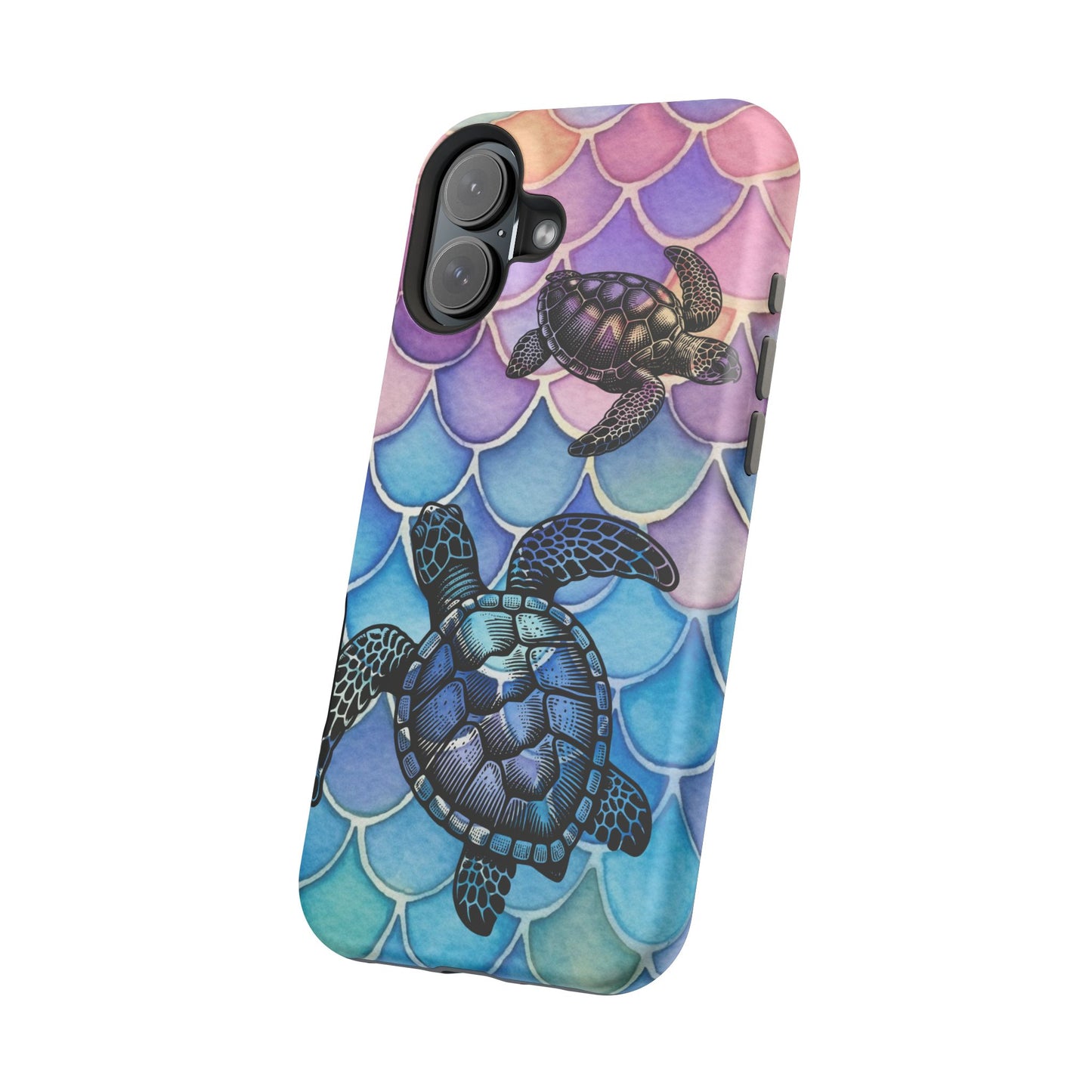 Sea Turtle Silhouette MagSafe® Compatible Tough Case for iPhone