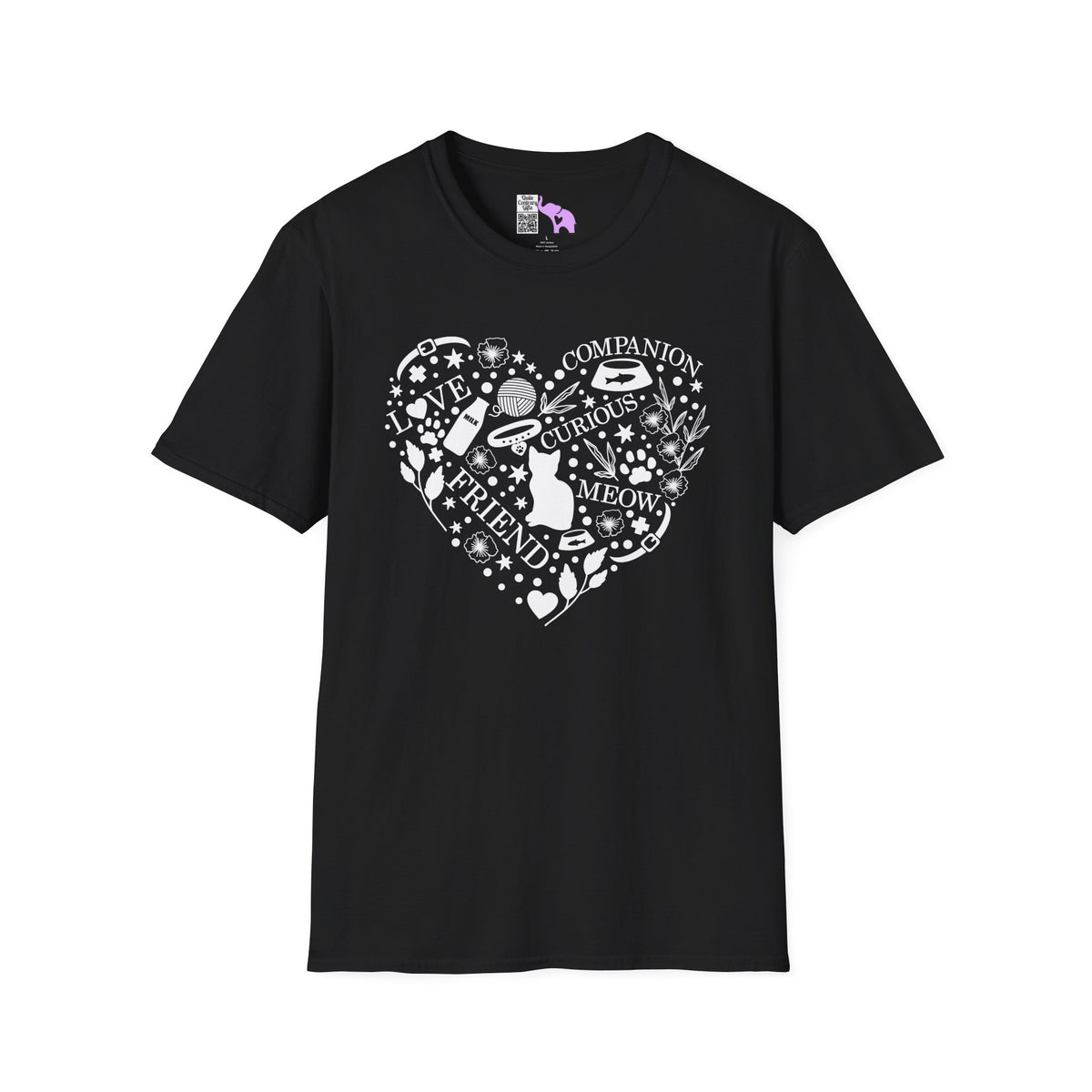 Cats Fill My Heart Adult T-shirt