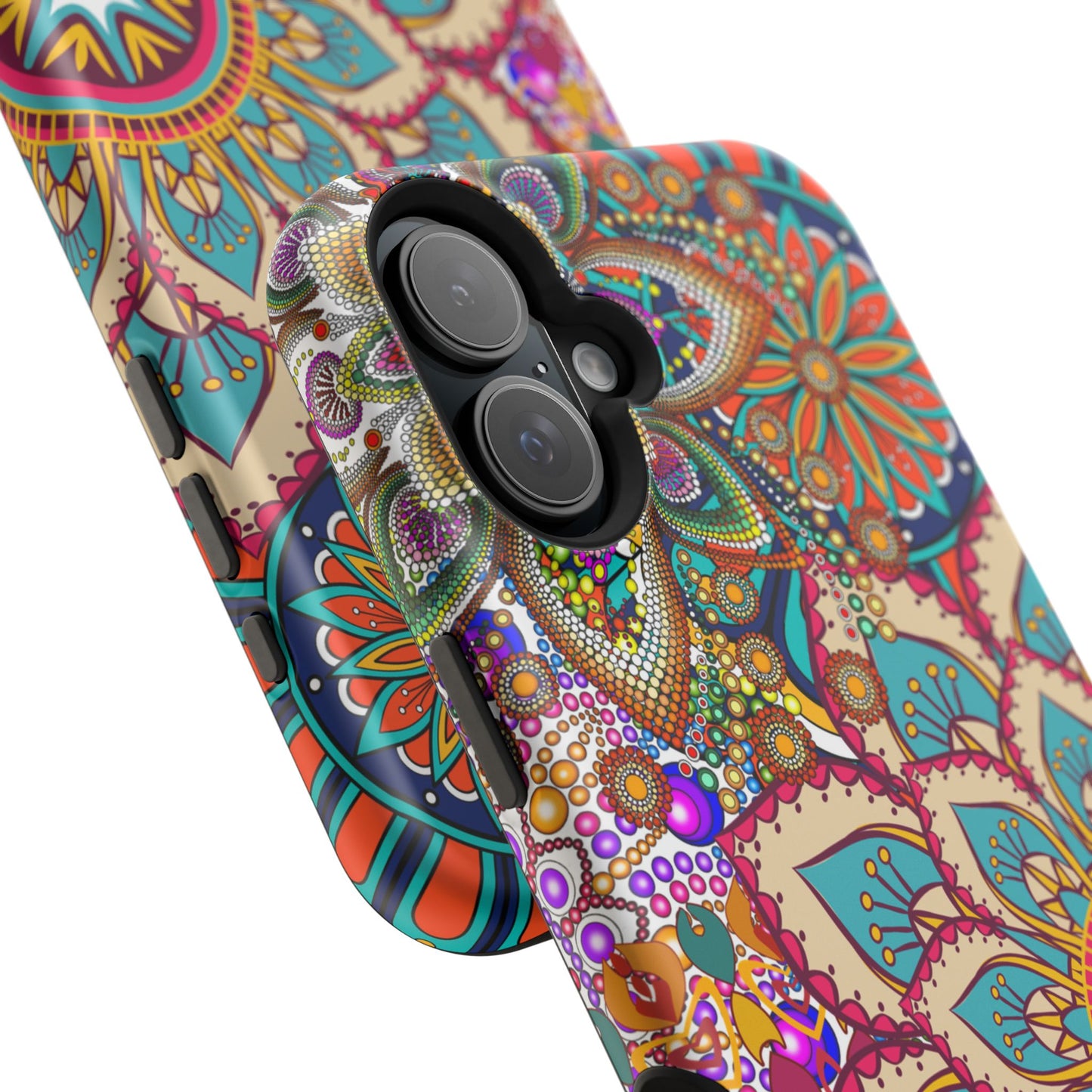 Colorful Mandala MagSafe® Compatible Tough Case for iPhone
