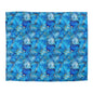 Turquoise Marble Print Microfiber Duvet Cover