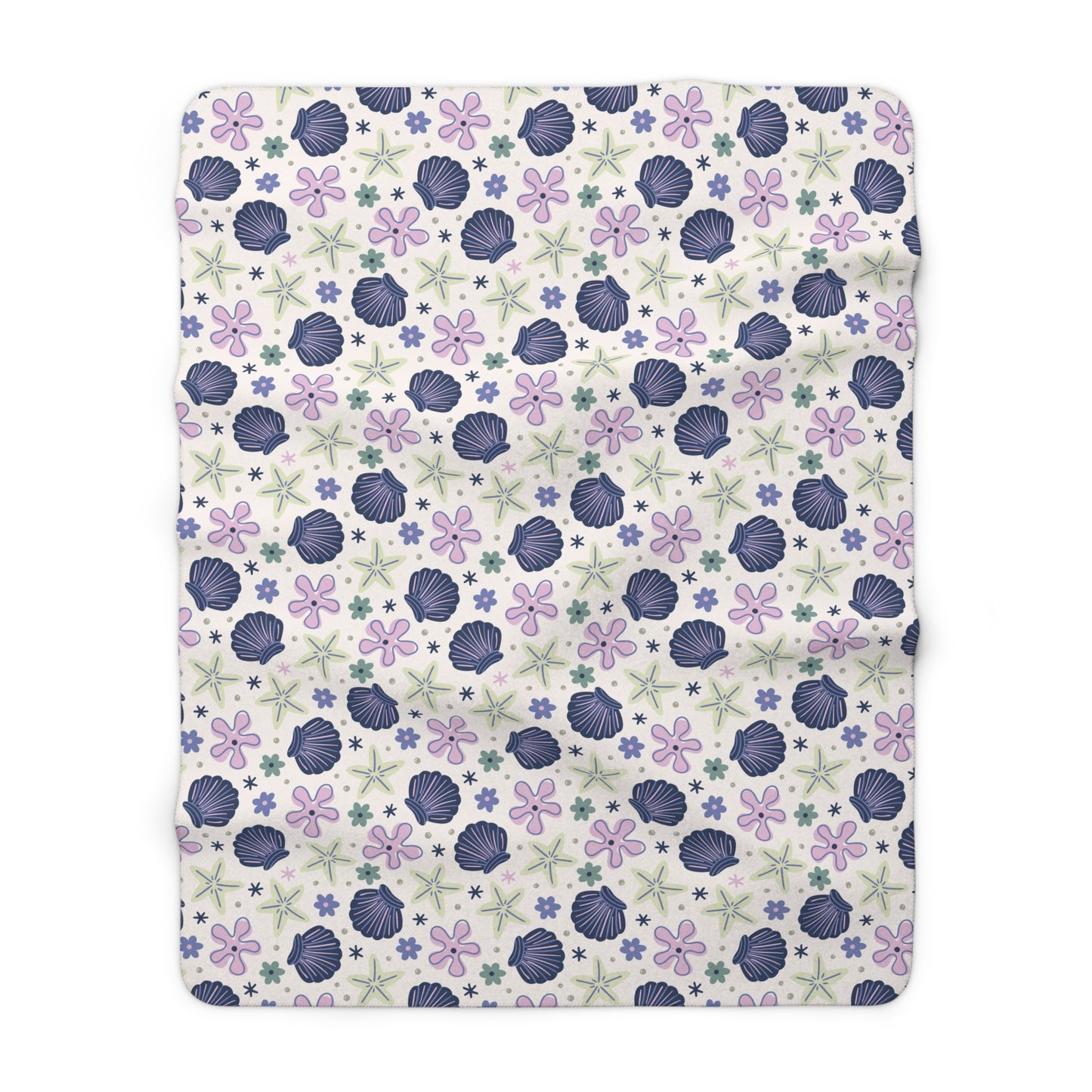 Shellflower Cove Fleece Blanket