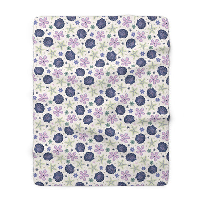 Shellflower Cove Fleece Blanket