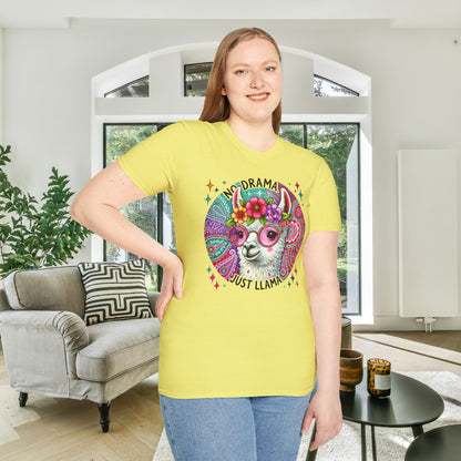 No Drama Just Llama Adult T-shirt