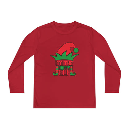 I'm The Happy Elf Youth Long Sleeve Tee