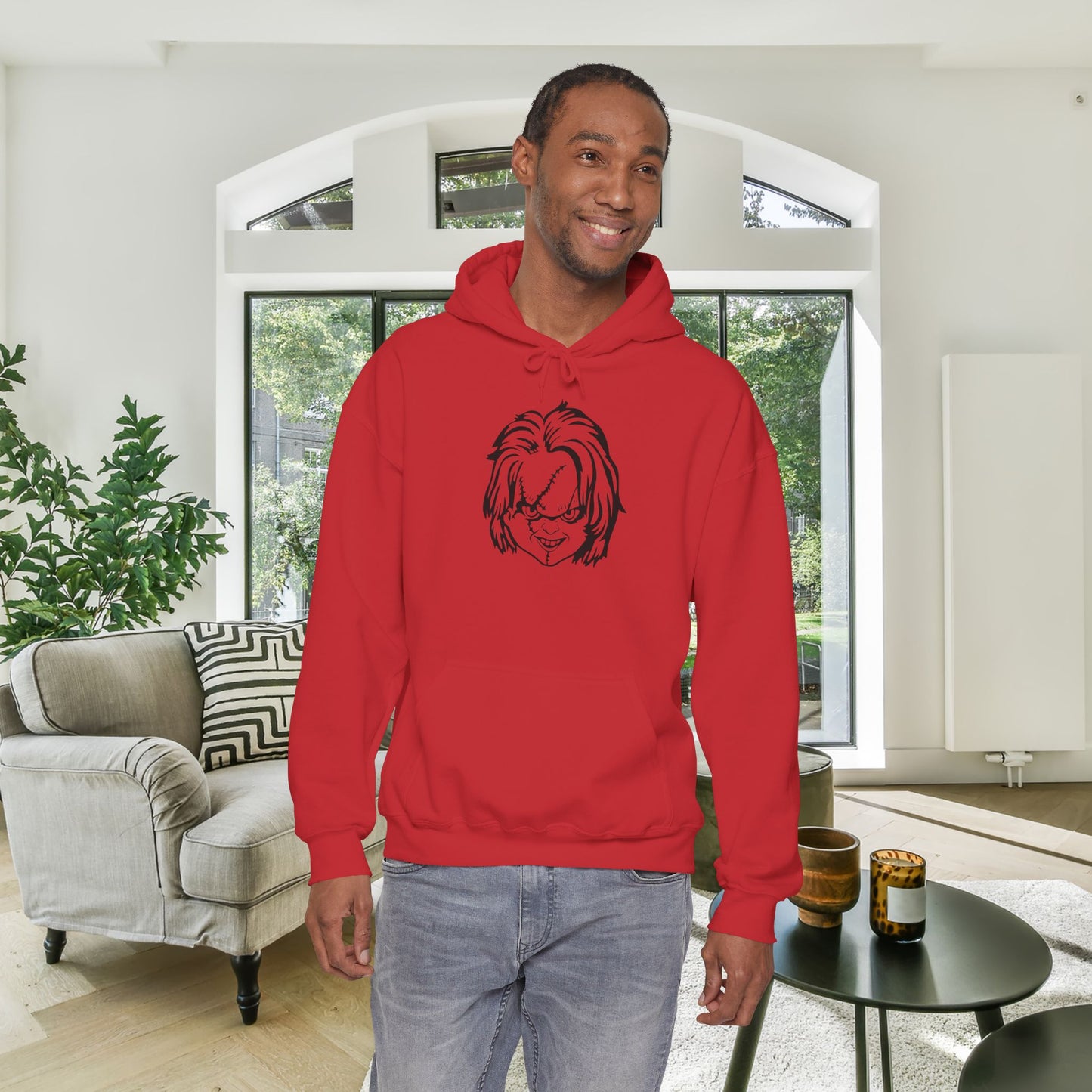 Chucky Evil Grin Heavy Blend™ Hooded Sweatshirt