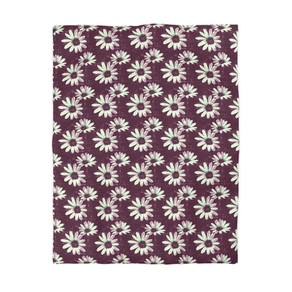 Purple Tide Petals Microfiber Duvet Cover