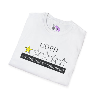 COPD 1 Star Would Not Recommend Adult T-shirt