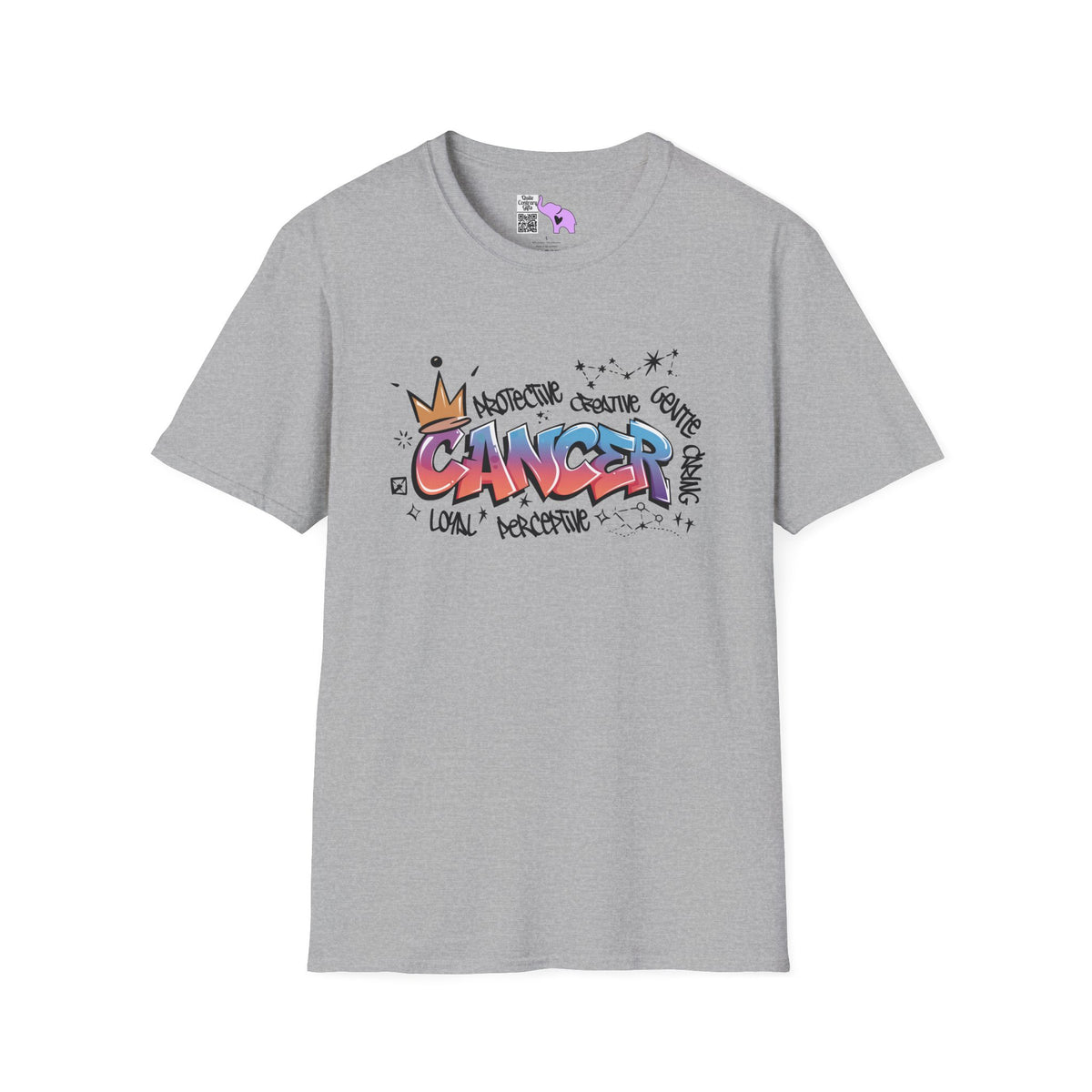 Cancer Street Art Adult T-shirt