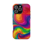 Tie Dye Color Swirl MagSafe® Compatible Tough Case for iPhone