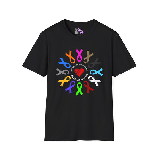 Fight Cancer in All Colors 23 Adult T-shirt