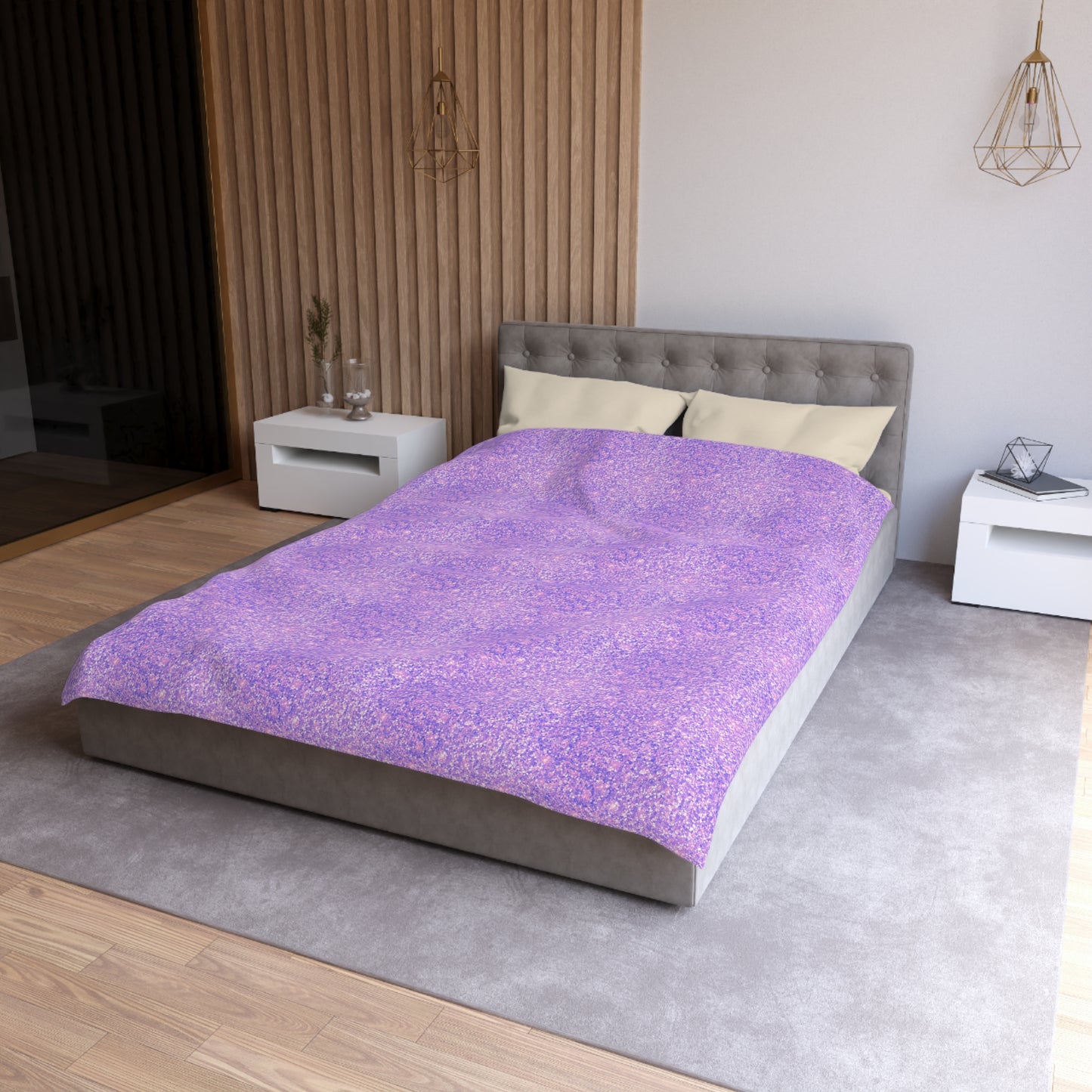 Lavender Crystal Duvet Bedding Set