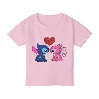 Stitch In Love 2 Heavy Cotton™ Toddler T-shirt