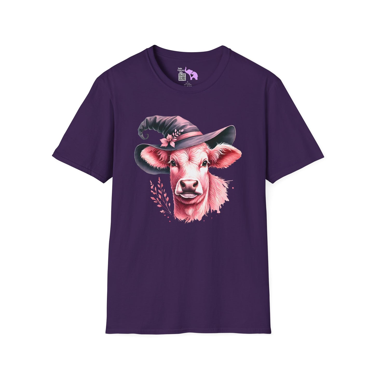 Witchy Cow Adult T-shirt