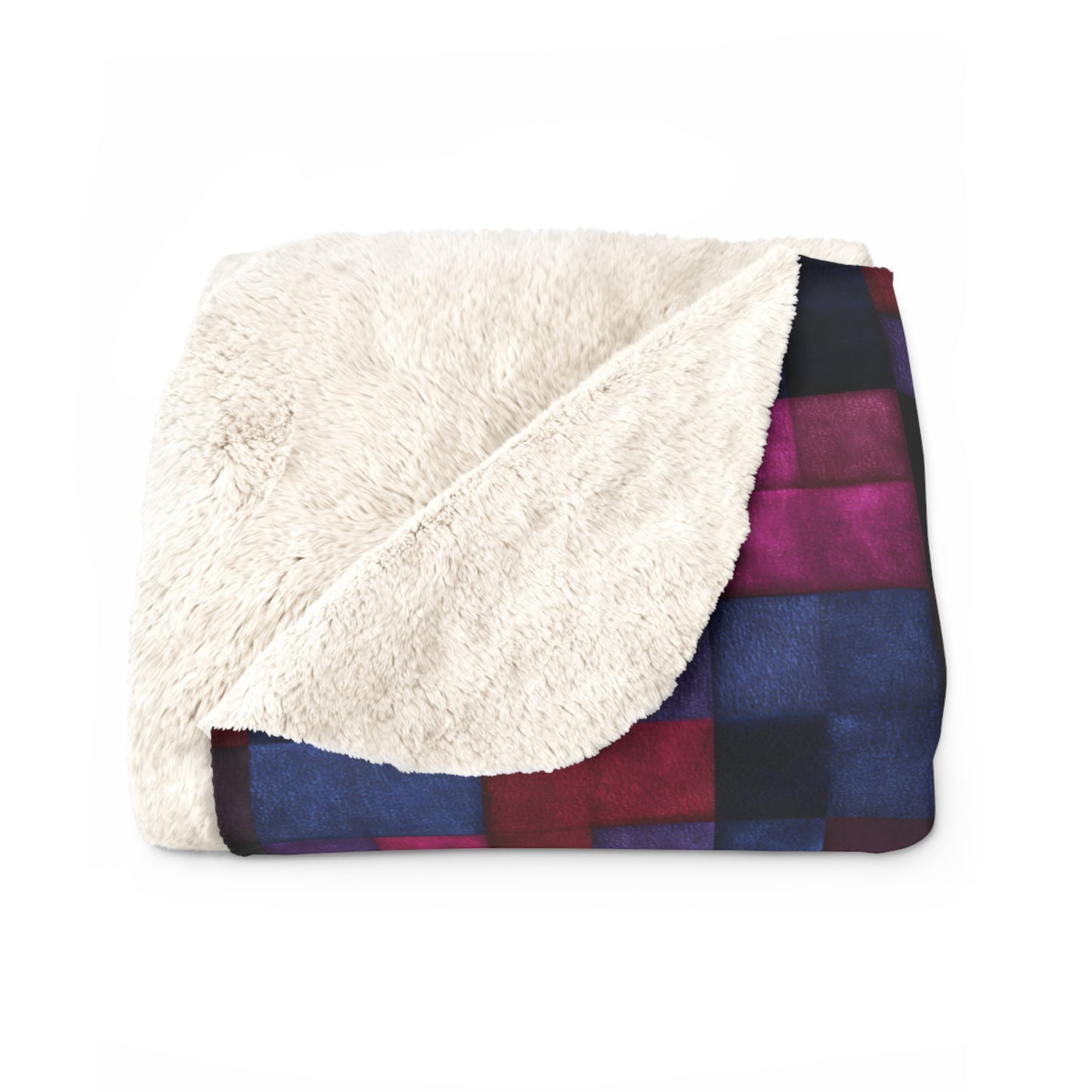 Velvet Mosaic Print Basic Bedding Set