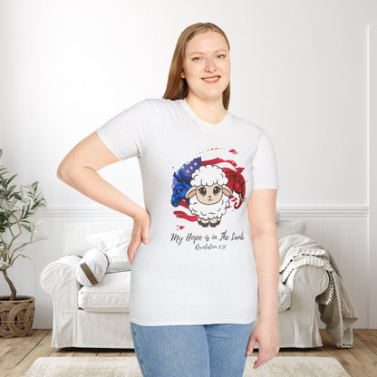 My Hope Is In The Lamb Revelation 7:17 Adult T-shirt