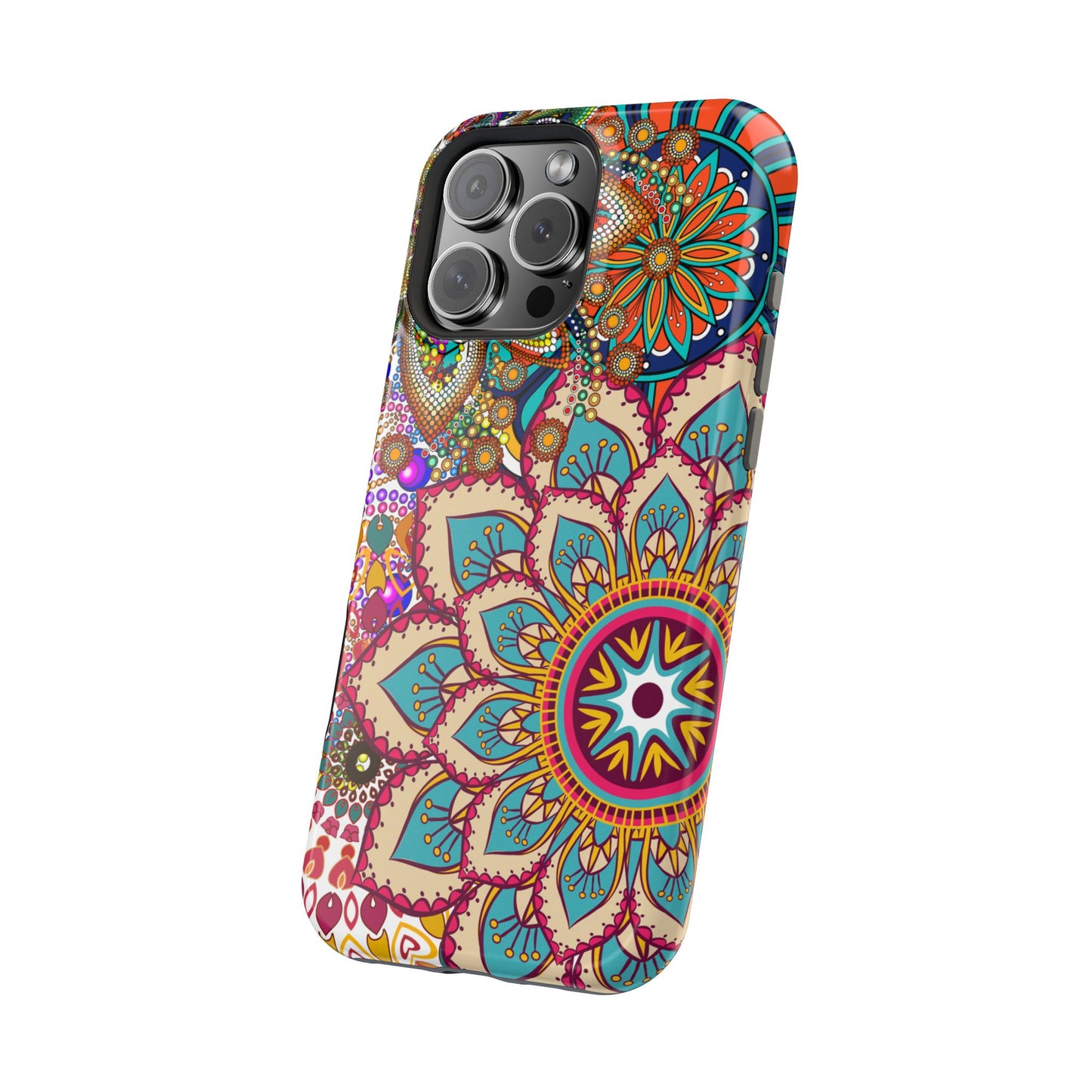 Colorful Mandala MagSafe® Compatible Tough Case for iPhone