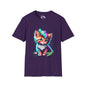 Cute Colorful Kitten 2 Adult T-shirt