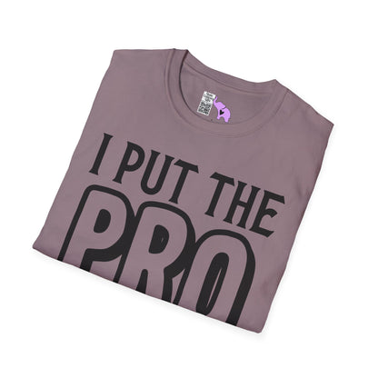 I Put The Pro in Procrastinate Adult T-shirt