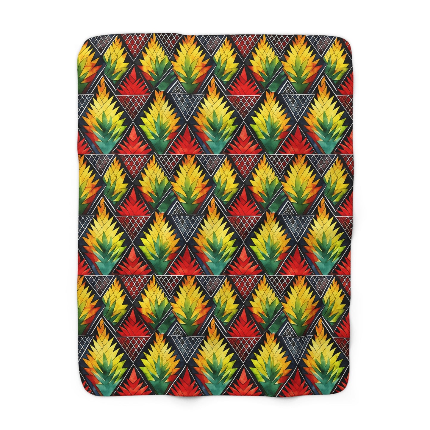 Heritage Harmony Sherpa Fleece Blanket