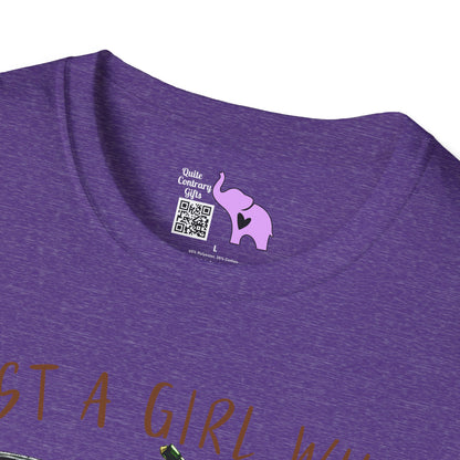 Just A Girl Who Loves Fall Adult T-shirt