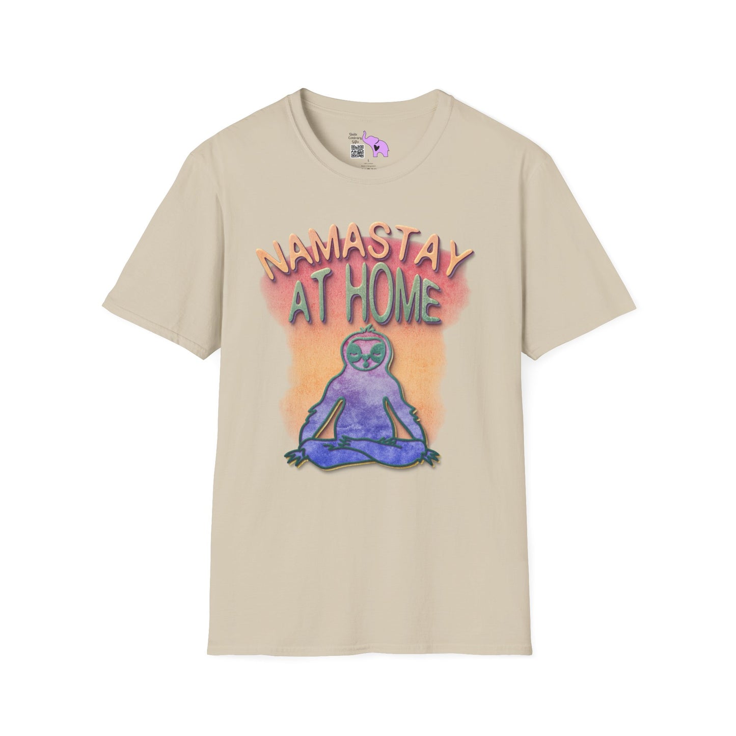 Namastay At Home Adult T-shirt