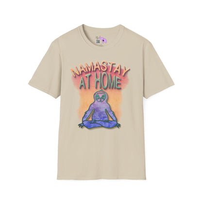 Namastay At Home Adult T-shirt