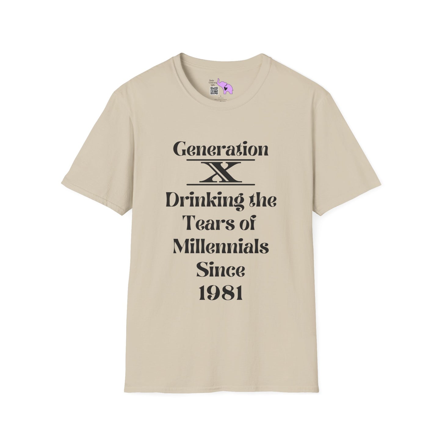 GenX Drinking Millennial Tears T-shirt