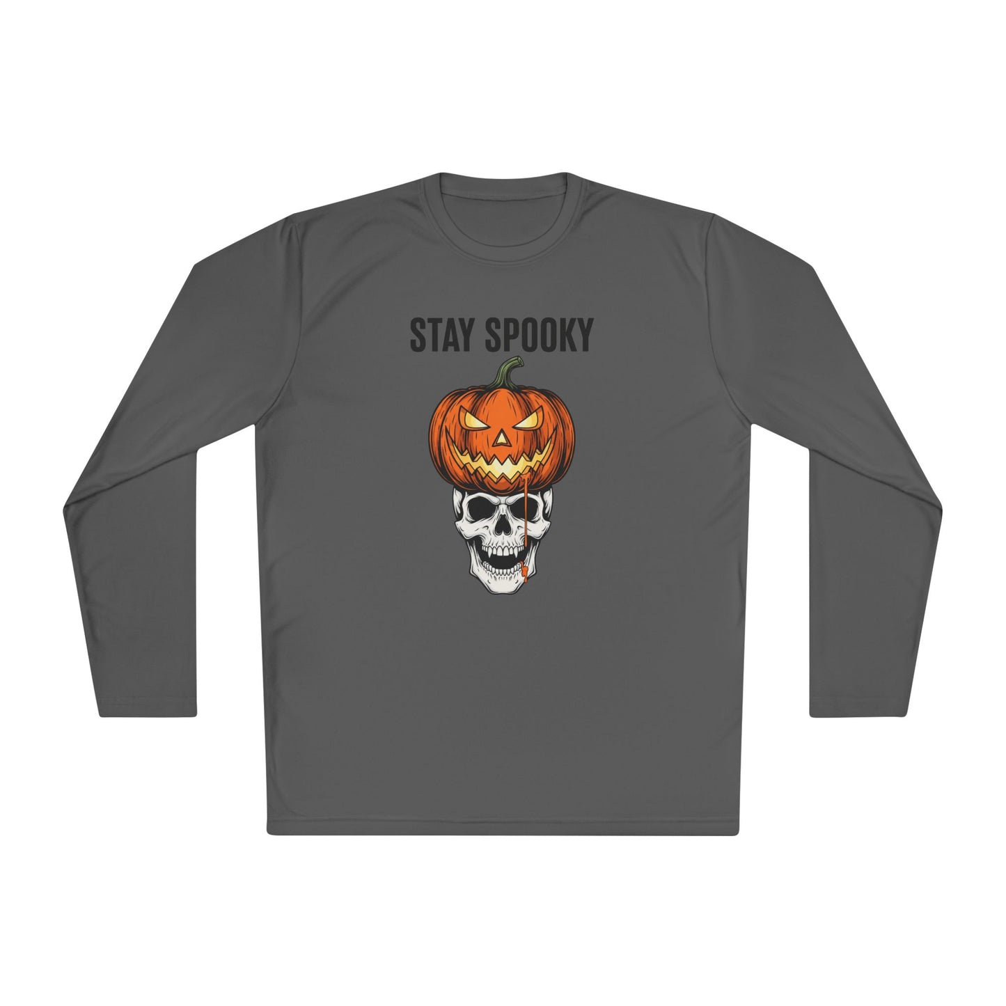 Stay Spooky (Pumpkin/Skull) Adult Long Sleeve Tee