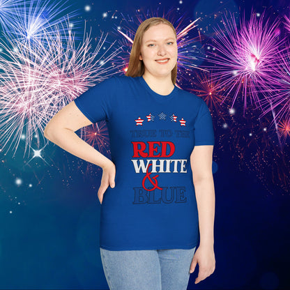 True To The Red White & Blue Adult T-shirt