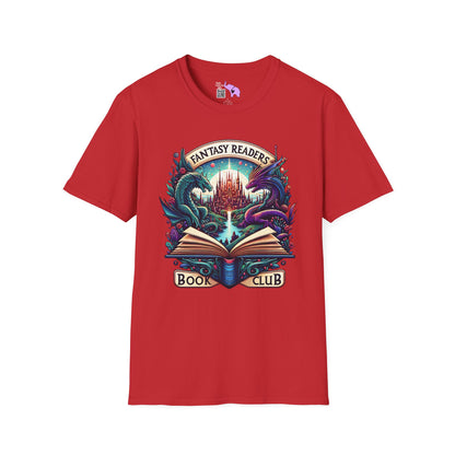 Fantasy Readers Book Club (Dragons) Adult T-shirt