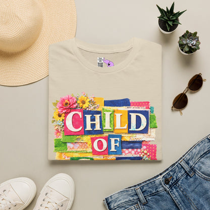 Child of God (Lace Collage) Adult T-shirt
