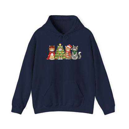 Purrfectly Festive Adult Heavy Blend™ Hoodie